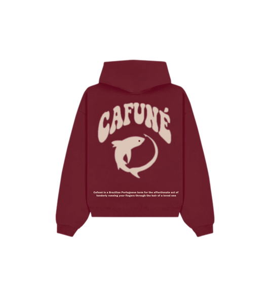 Zipper Sweater Burgundy